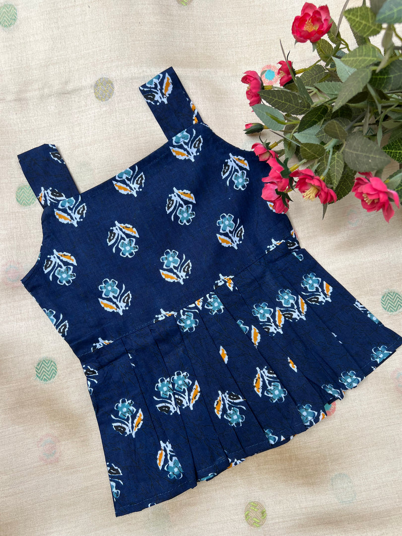 Apricot Diamond- Cotton Frock 0 to 6m