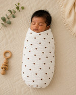 Load image into Gallery viewer, Crinkled Muslin Baby Swaddle