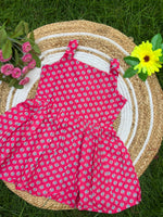 Load image into Gallery viewer, Pink Splash - Cotton Frock 3 - 4 yrs
