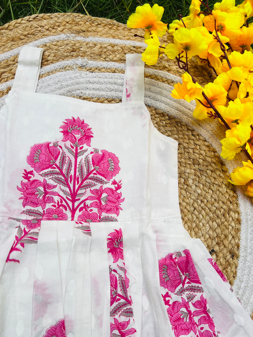 Pink Delight - Cotton Frock 3 - 4 yrs