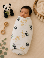 Load image into Gallery viewer, Crinkled Muslin Baby Swaddle