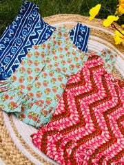 Frill tops Set 3 - 4yrs (pack of 3)