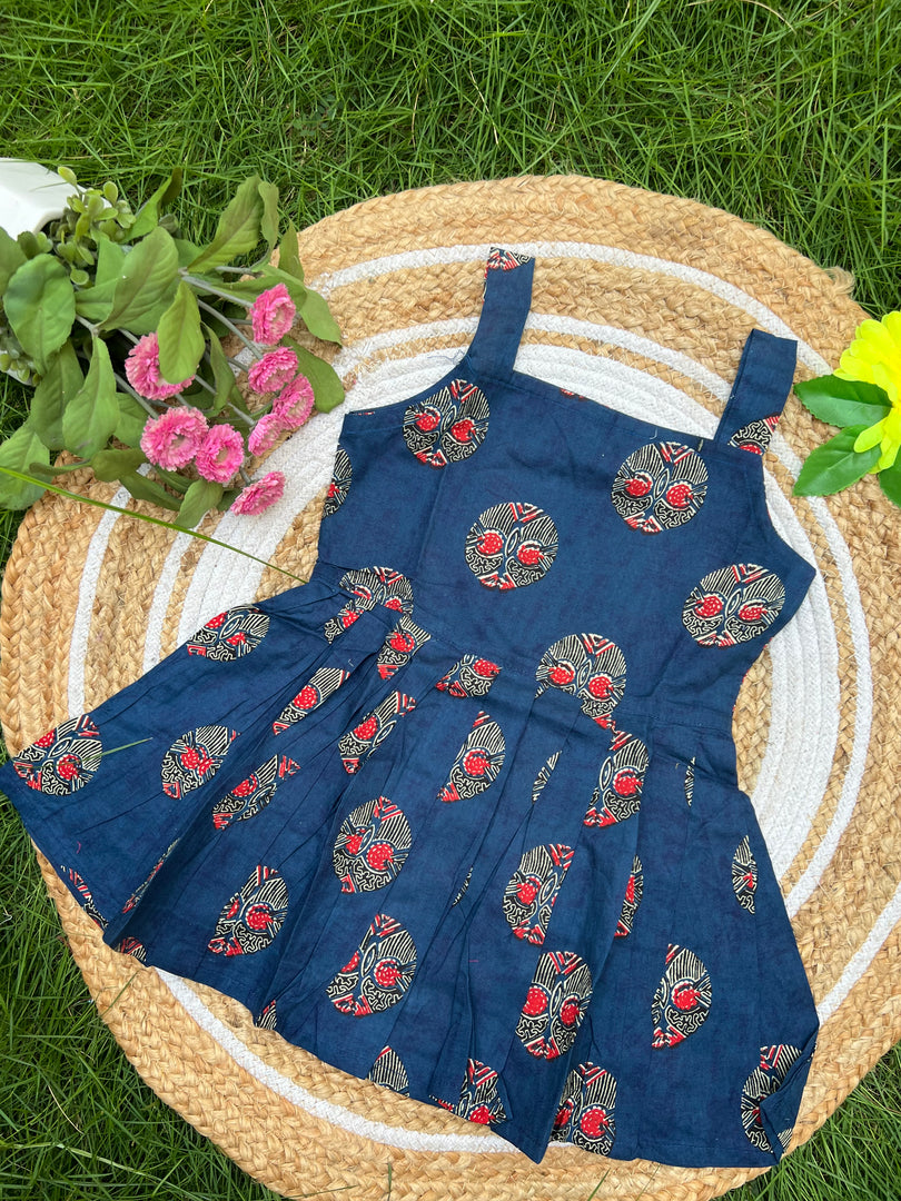 Round Delight - Cotton Frock 3 - 4 yrs