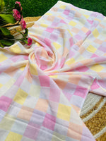 Load image into Gallery viewer, Checked - Muslin Baby Towel