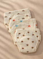 Load image into Gallery viewer, Baby Muslin Leak Protection Briefs : Pack of 3