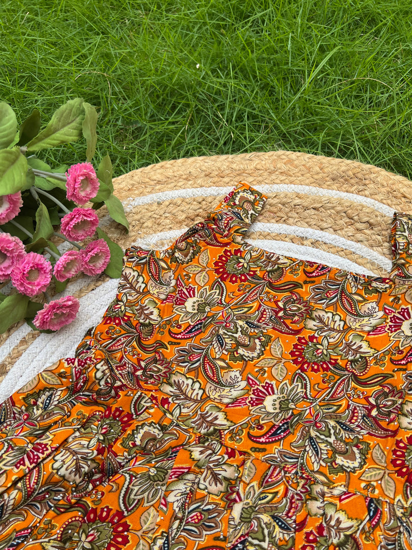 Ethnic Blossom - Viscose Frock 4 - 5 yrs