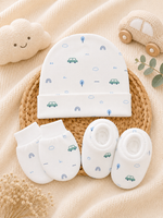 Load image into Gallery viewer, Mittens, Booties &amp; Cap