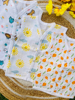 Load image into Gallery viewer, Cotton Muslin Jablas Pack: 3-6M

