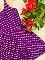 Load image into Gallery viewer, Purple Vibe - Cotton Frock  1 - 2 yrs
