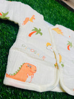 Load image into Gallery viewer, Baby Muslin Padded Winter Suit - Beige
