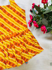 Dotted Blossom - Cotton Frock 6m to 1 Yr