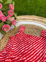 Load image into Gallery viewer, Red Fantasy - Cotton Frock 0 to 6m
