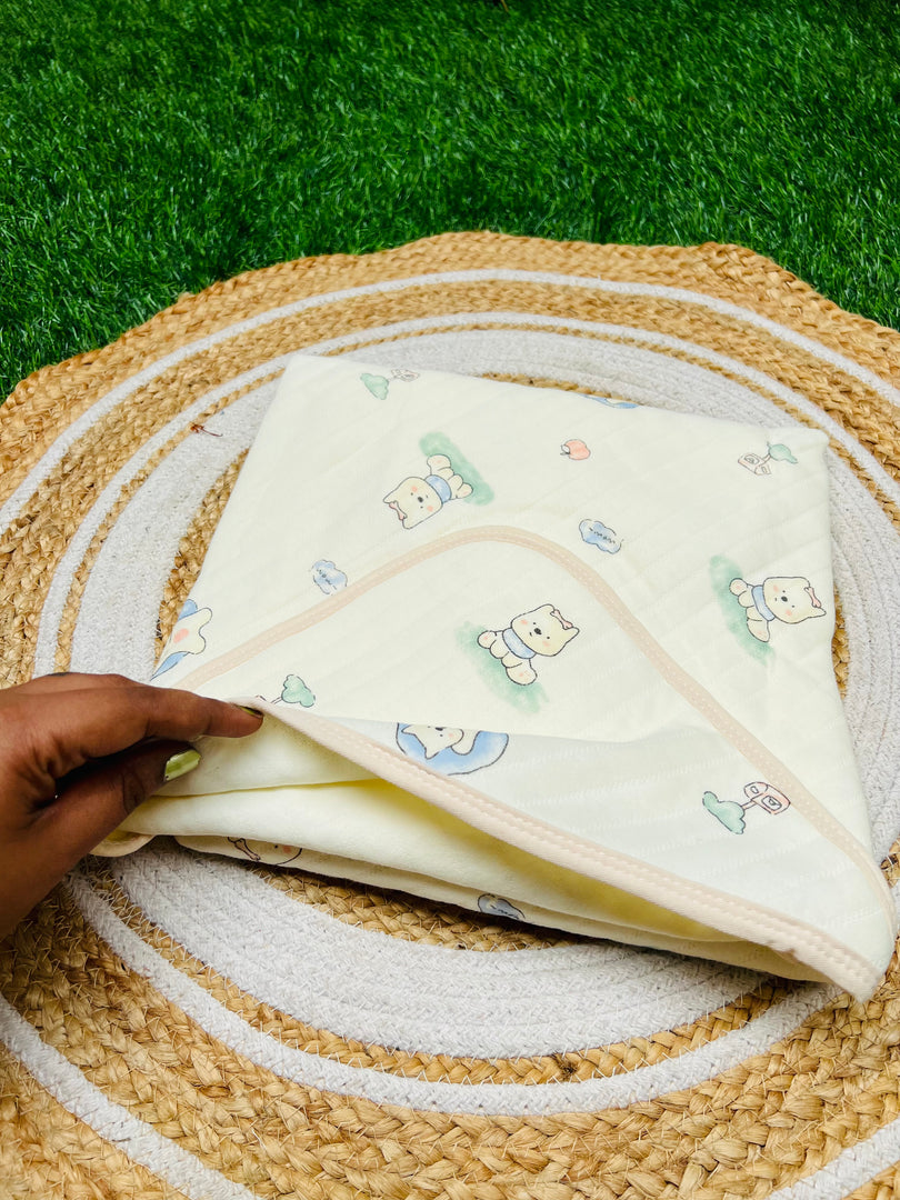 Huggie - Muslin Hooded Baby Blanket