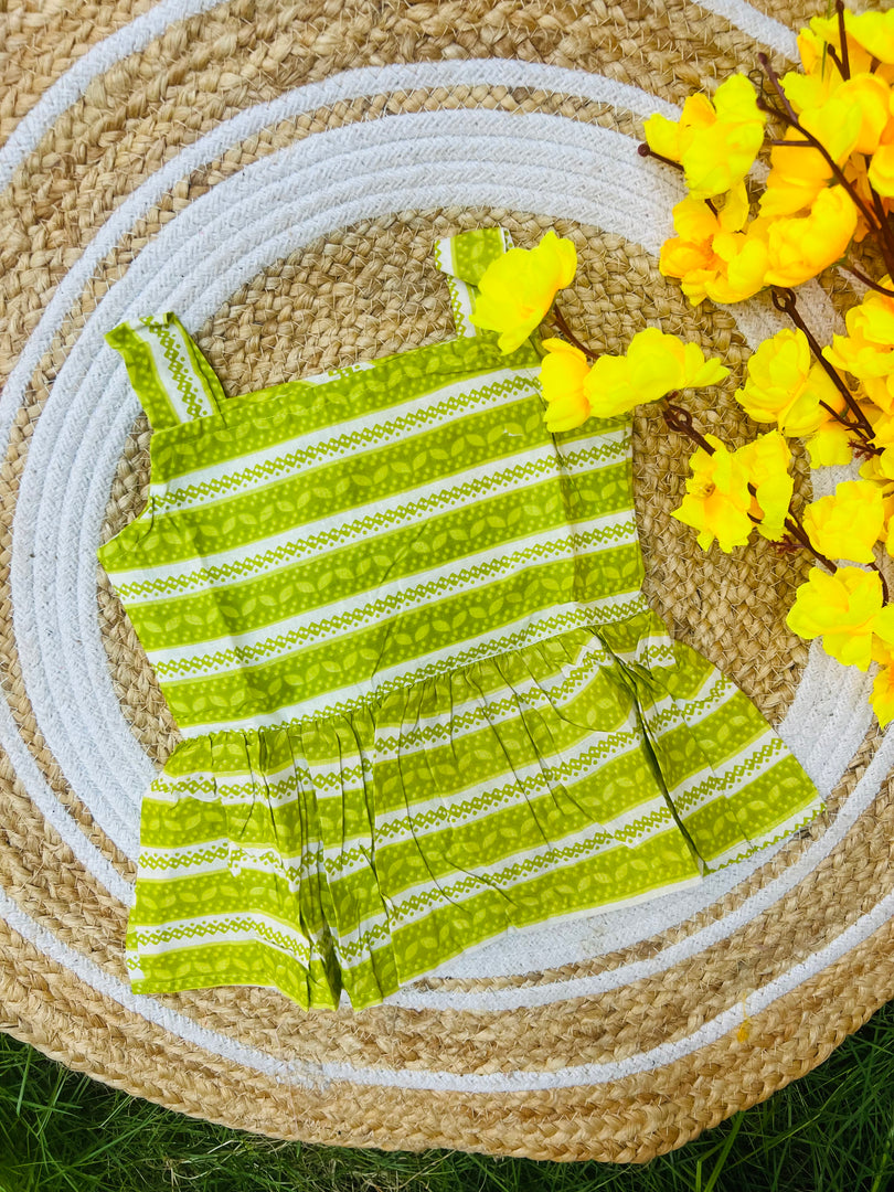 Rose Beauty - Cotton Frock 0 to 6m