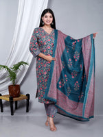 Load image into Gallery viewer, Soft Cotton Kurta Set: Rose
