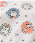 Load image into Gallery viewer, Muslin Baby Swaddle - Animals