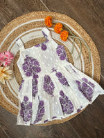 Load image into Gallery viewer, Lavender Lush - Cotton Frock 2 - 3 Yrs
