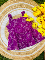 Load image into Gallery viewer, Purple Mink - Cotton Frock 0 to 6m
