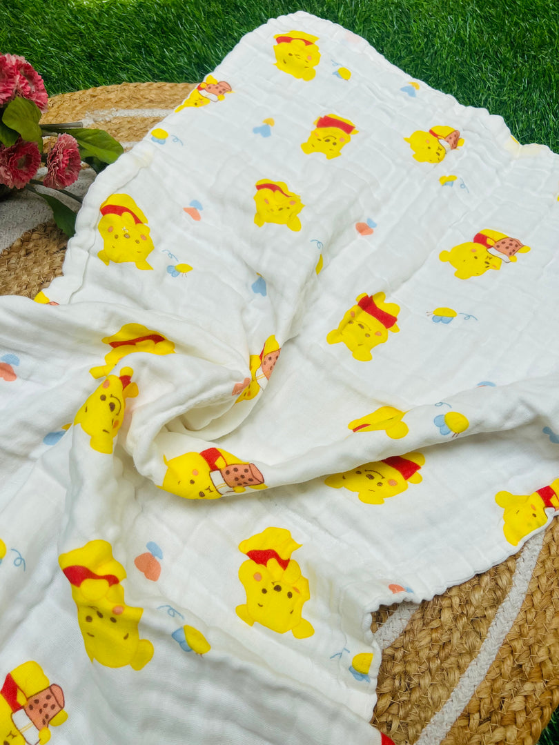 Yellow Mellow - Muslin Baby Towel