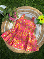 Load image into Gallery viewer, Pink Rose - Cotton Frock 2 -3 Yrs
