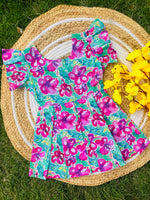 Load image into Gallery viewer, Hakoba Frill Sleeve Frock
