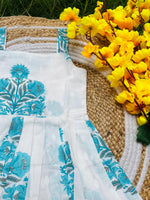 Load image into Gallery viewer, Ocean Delight - Cotton Frock 3 - 4 yrs
