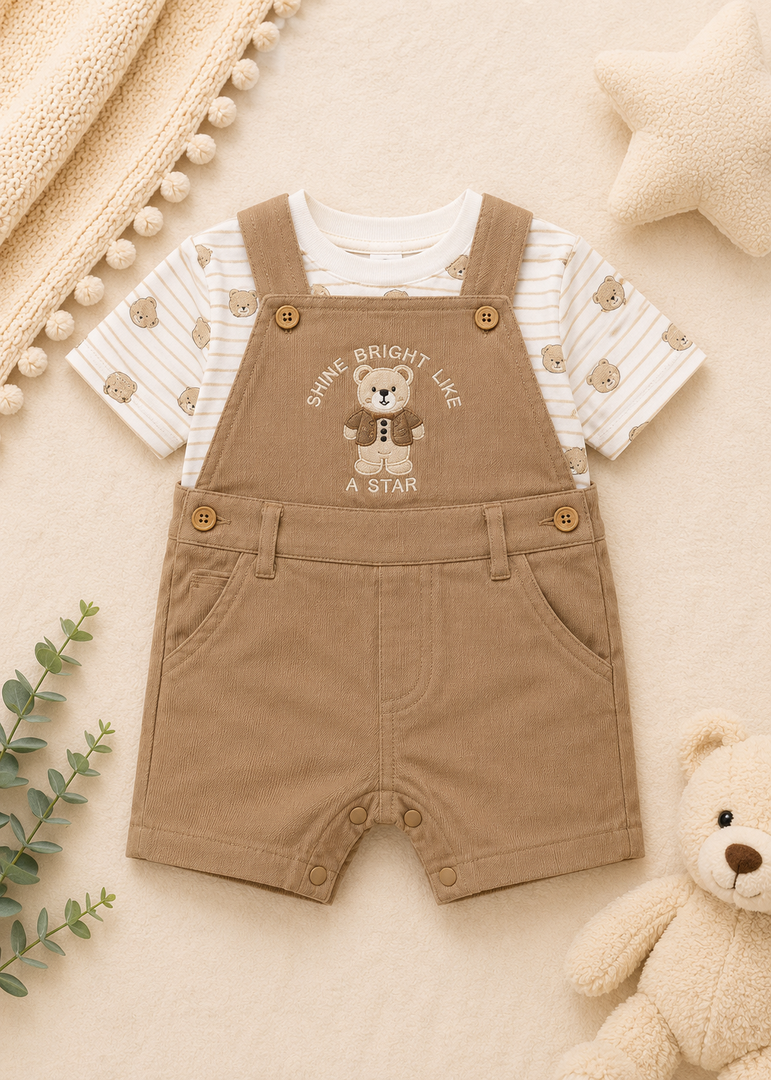 Baby Dungaree Set - Little Sun