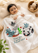 Load image into Gallery viewer, Bamboo Baby Blanket - Little Friend