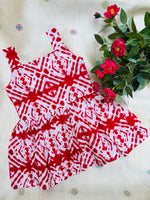 Load image into Gallery viewer, White Batik - Cotton Frock 1 - 2 yrs
