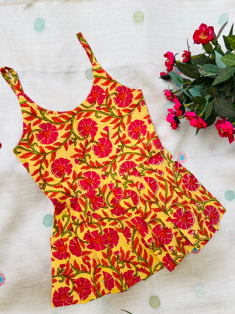 Marigold - Cotton Frock 6m to 1 Yr