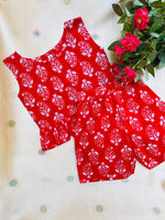 Load image into Gallery viewer, Red Crush - Frill top &amp; Shorts Set 6m - 1 yr
