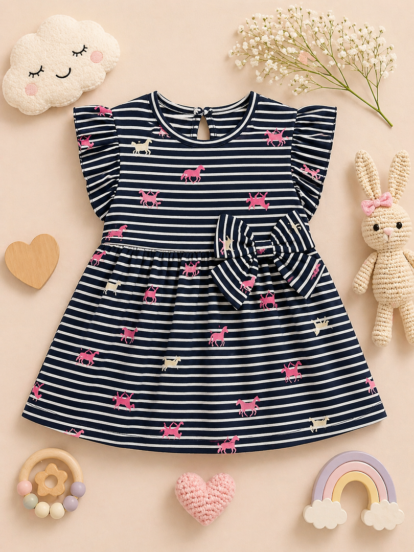 Dawn Ride - Frill Cotton Frock