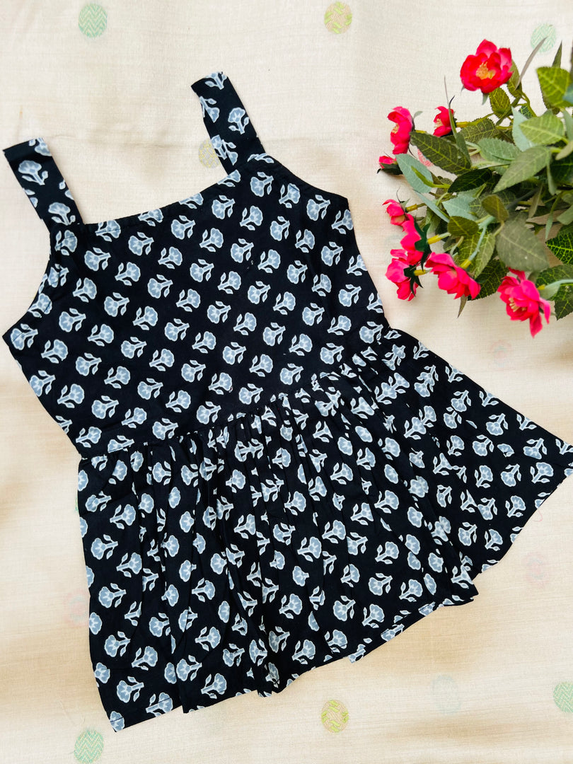 Black Pearls - Cotton Frock 6m to 1 Yr