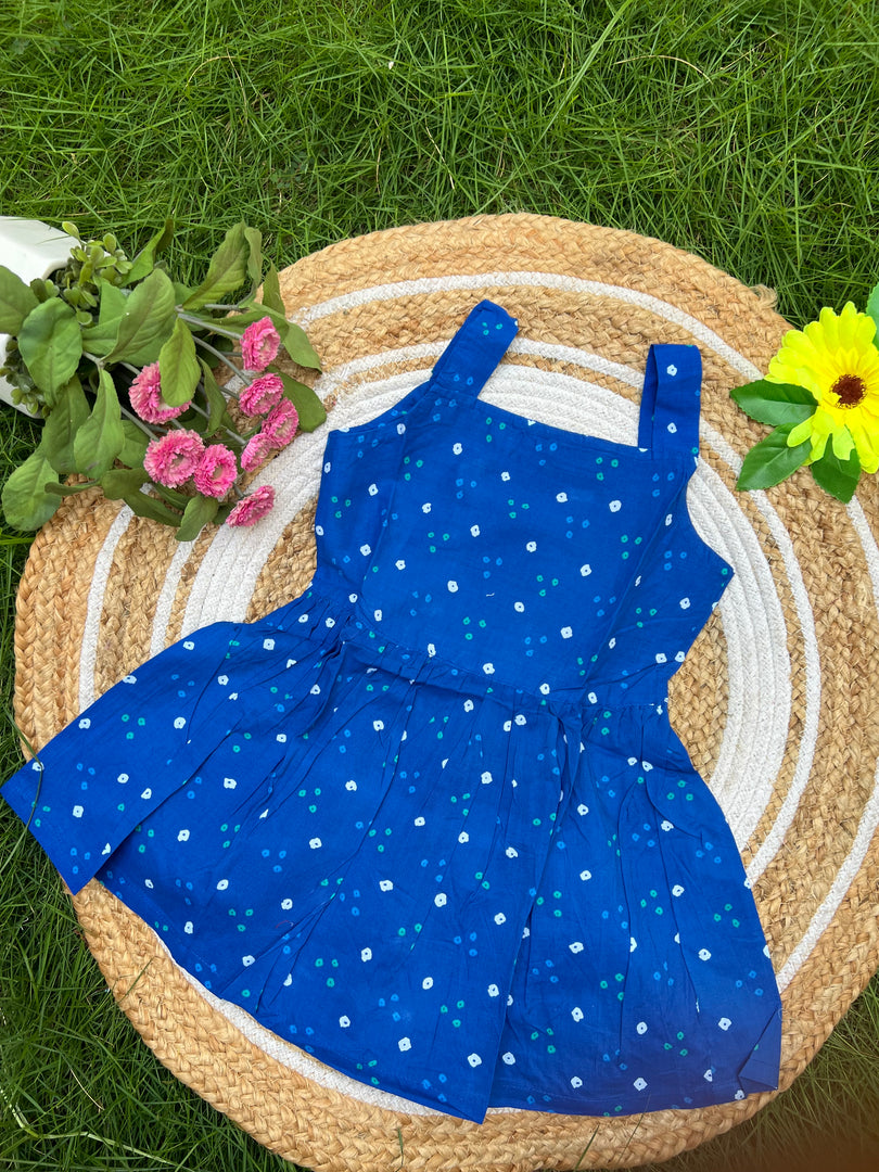 Blue Blue - Cotton Frock 3 - 4 yrs