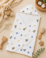Load image into Gallery viewer, Bear World - Cotton Hooded Baby Towel