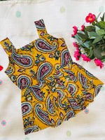 Load image into Gallery viewer, Mustard Bloom - Cotton Frock 6m to 1 Yr
