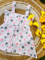 Load image into Gallery viewer, Star World - Muslin Frock 3 to 6M
