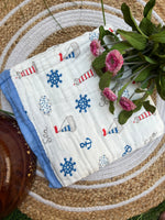 Load image into Gallery viewer, Beach Side - Muslin Baby Blanket
