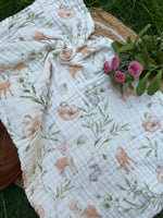 Load image into Gallery viewer, Nature Bloom - Muslin Baby Towel
