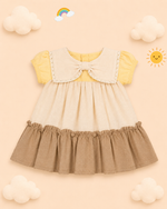 Load image into Gallery viewer, Baby Cotton Dress - Pearl Beige