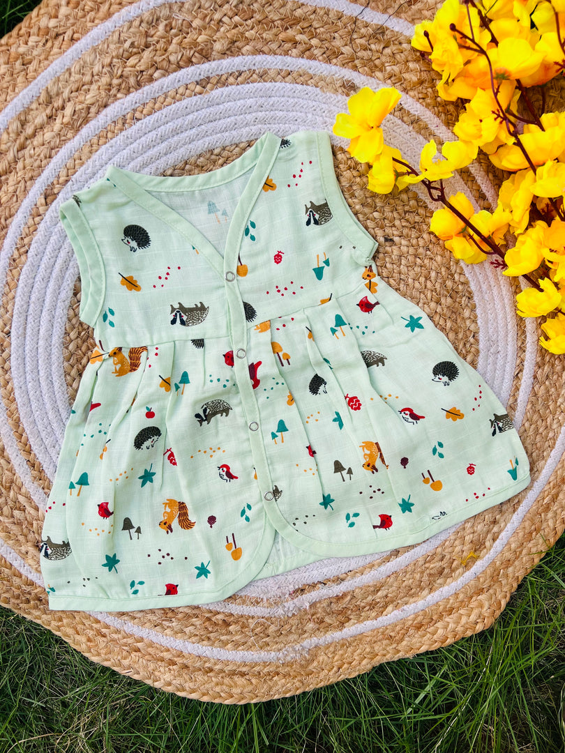 Pista World - Muslin Frock 0 to 3M
