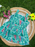 Load image into Gallery viewer, Abstract Painting - Cotton Frock 4 - 5 yrs
