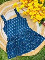 Load image into Gallery viewer, Indigo Blossom - Cotton Frock 2 - 3 Yrs
