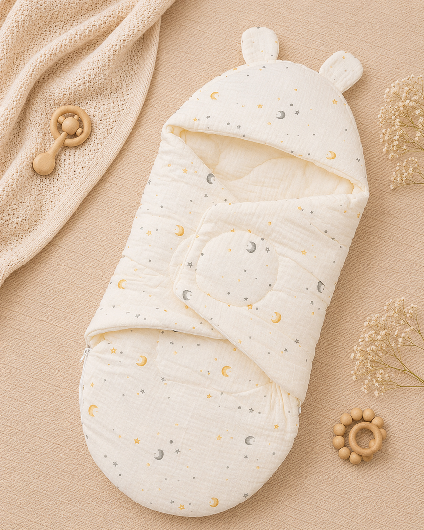 Muslin Sleeping Bag - Lucky Star