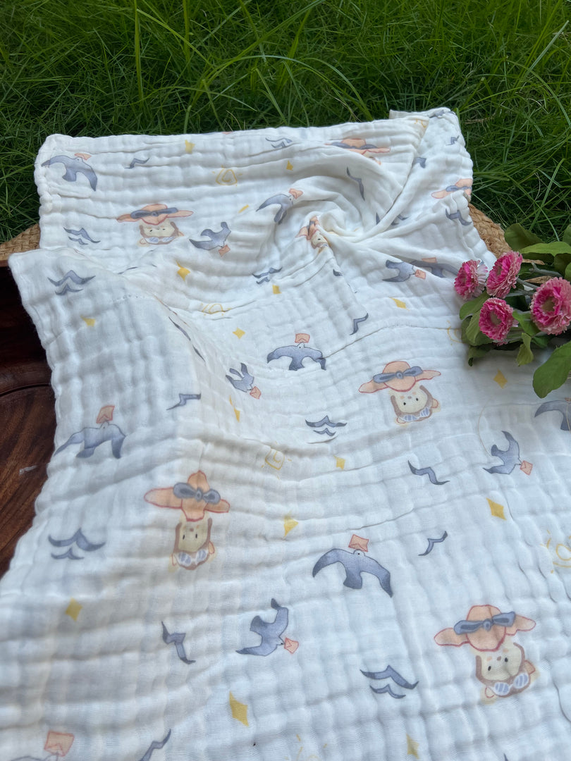 Little Rider - Muslin Baby Towel
