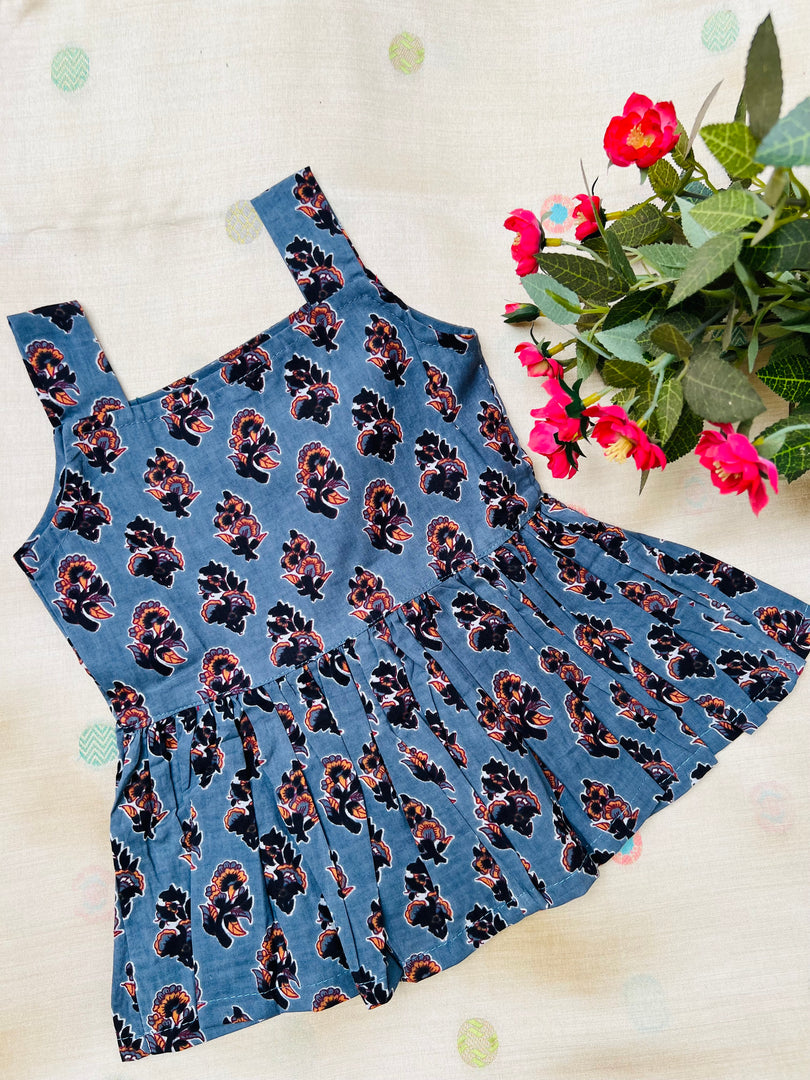 Grey Dreams - Cotton Frock 0 to 6m