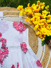 Berry Delight - Cotton Frock 3 - 4 yrs