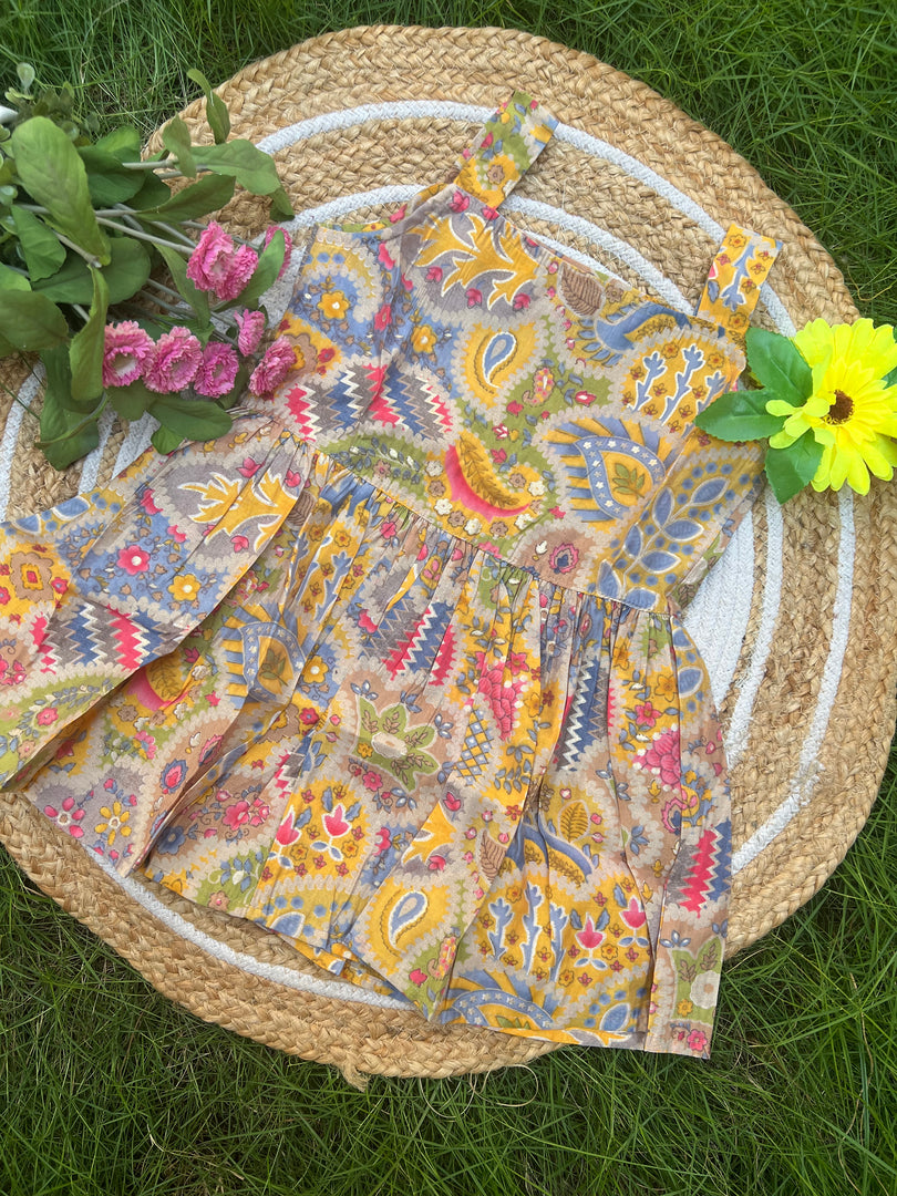 Bright Blossom - Viscose Frock 4 - 5 yrs