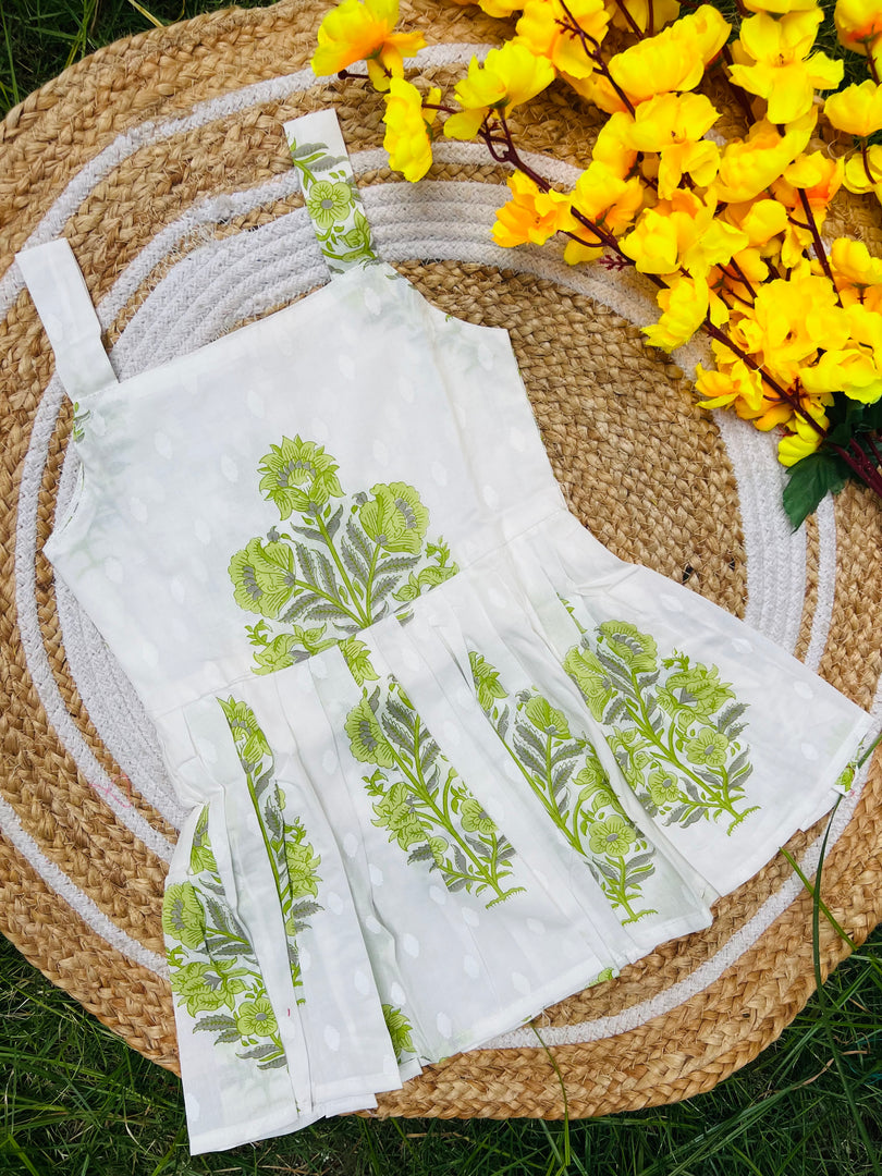 Green Fairy - Cotton Frock 2 - 3 Yrs