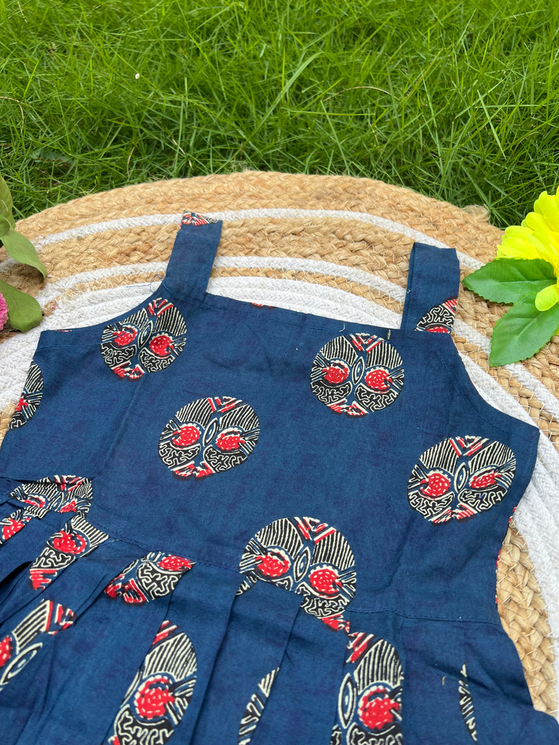 Round Delight - Cotton Frock 3 - 4 yrs